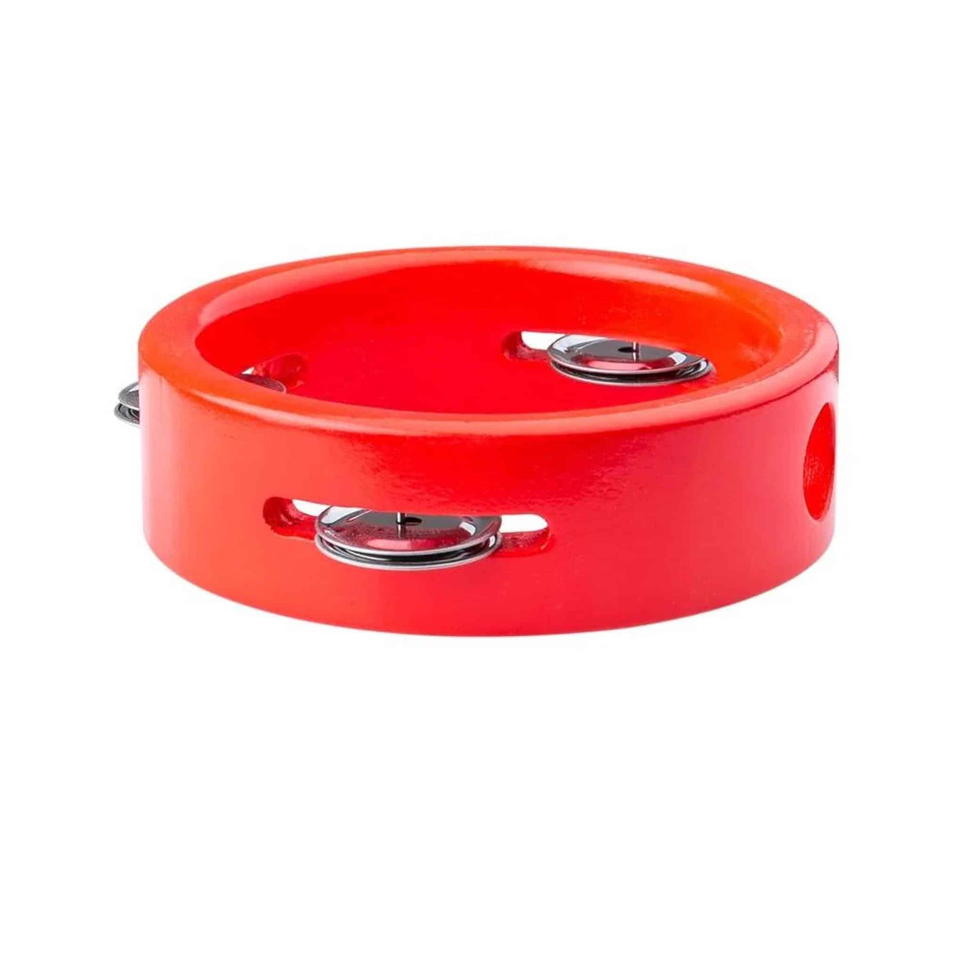 Bigjigs Mini Tambourine Red