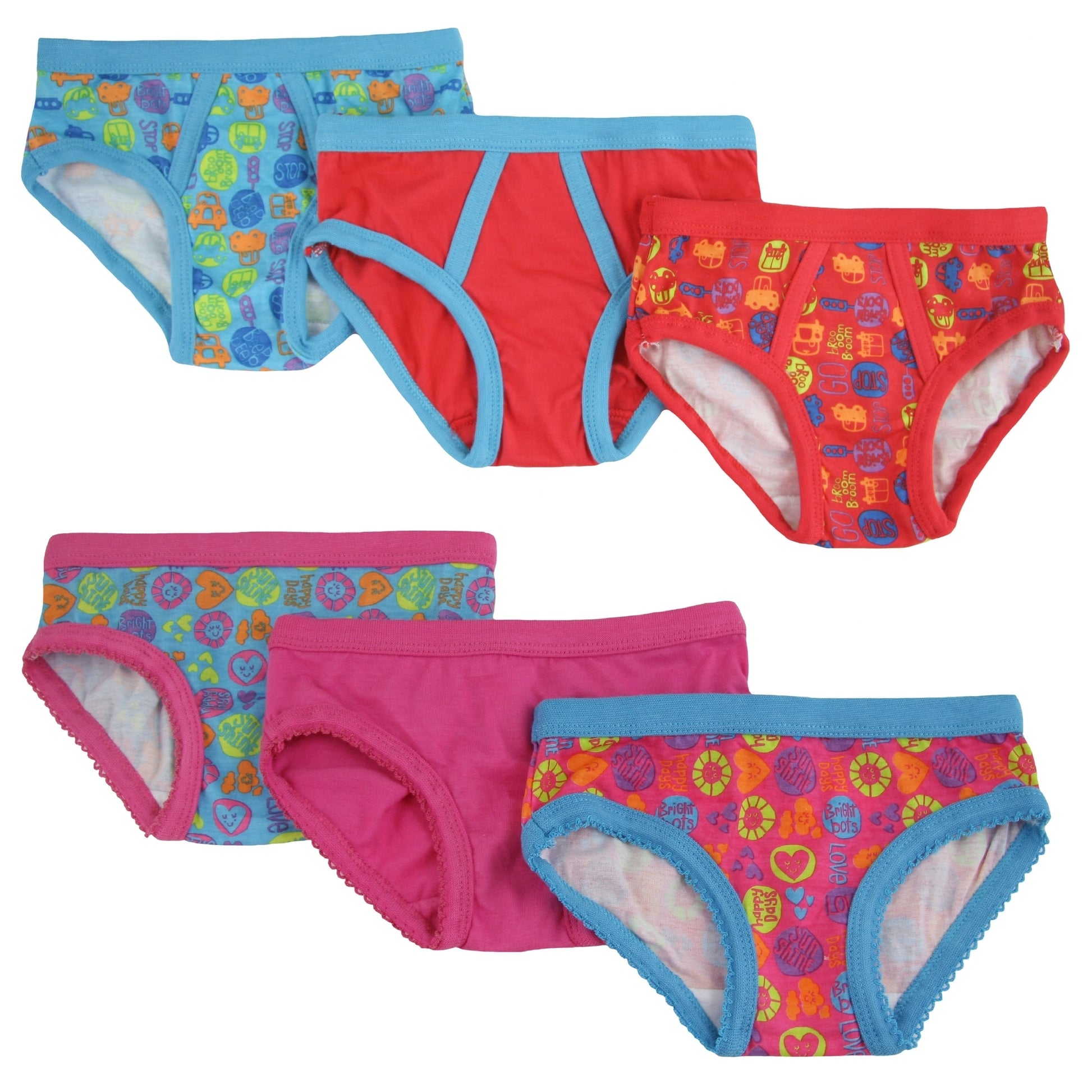 Bright Bots Undies 6 Pack