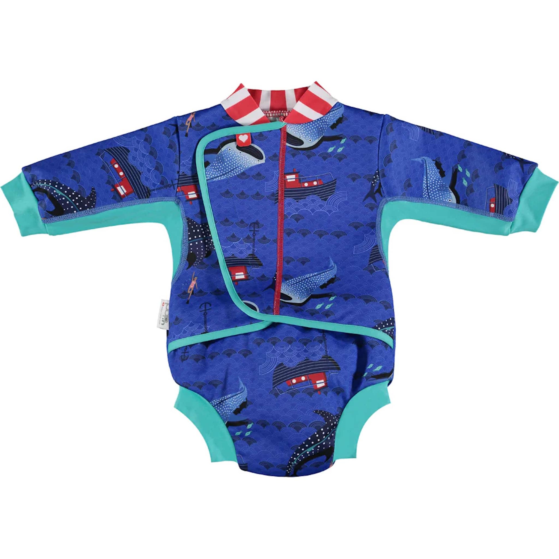 Close Baby Cosy Suit Whale Shark
