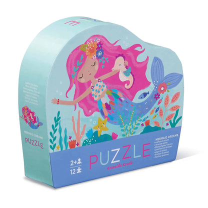 Crocodile Creek Mermaid Dreams 12 Piece Mini Puzzle
