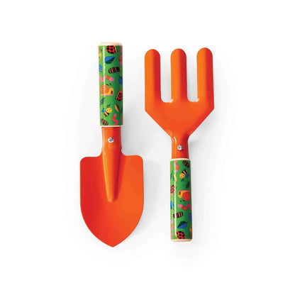 Crocodile Creek Little Gardener Rake and Trowel Set