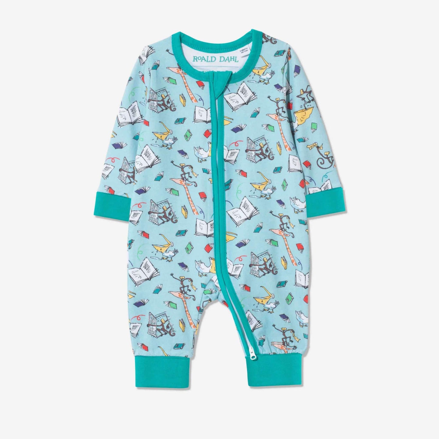 Ducky Zebra Zip up Sleepsuit Roald Dahl The Giraffe and the Pelly and Me