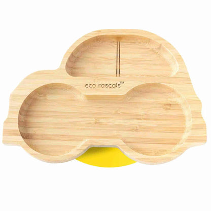 Eco Rascals Bamboo Car Plate Yellow