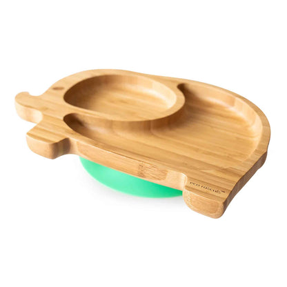 Eco Rascals Bamboo Elephant Plate Suction