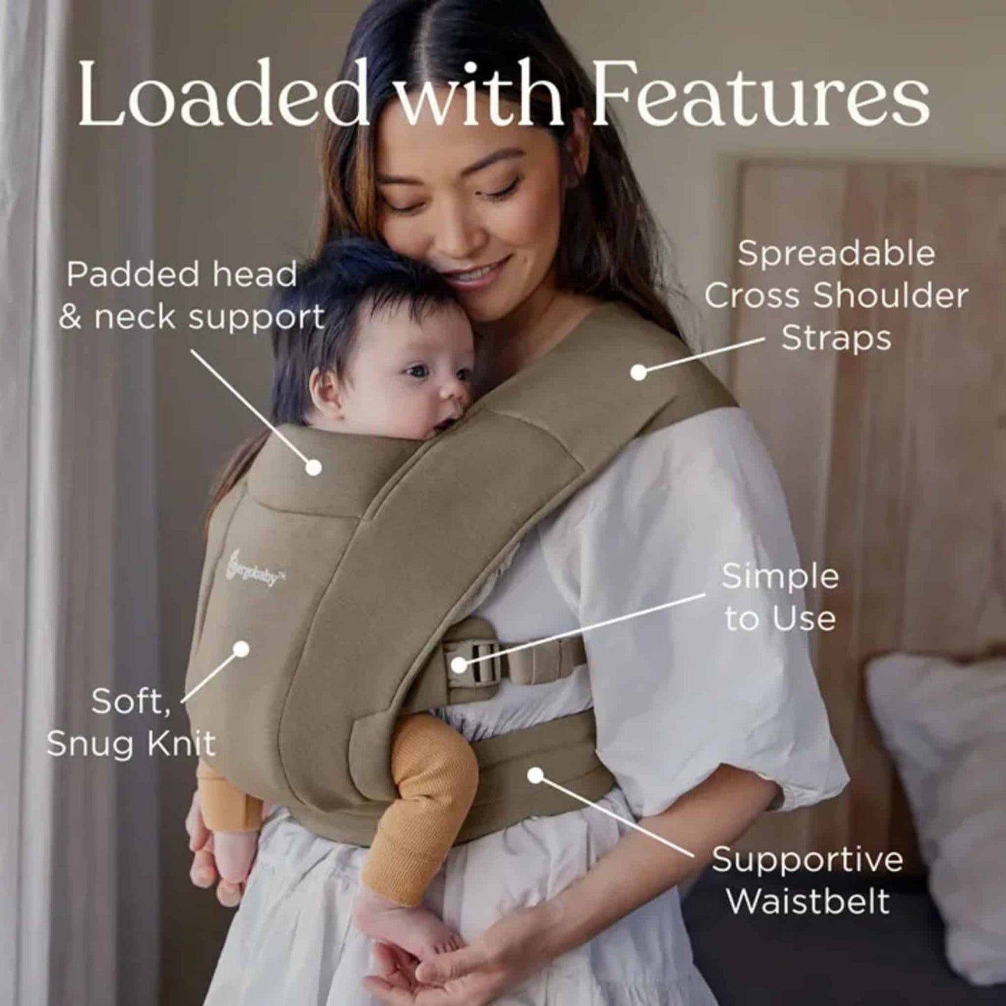 Ergobaby Embrace Knit Features