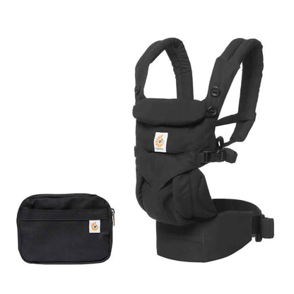 Ergobaby Omni Classic (Formally Omni360) All in One Baby Carrier Cotton Pure Black