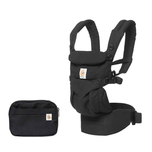 Ergobaby Omni Classic (Formally Omni360) All in One Baby Carrier Cotton Pure Black