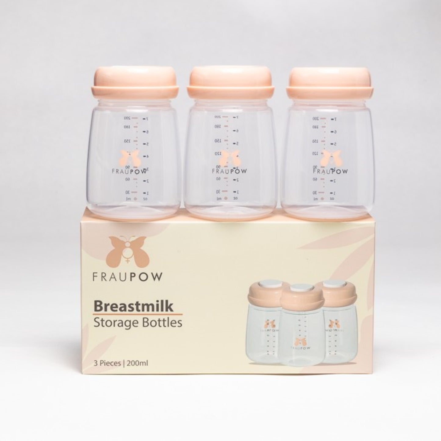 Fraupow Breastmilk Storage and Feeding Bottles Box