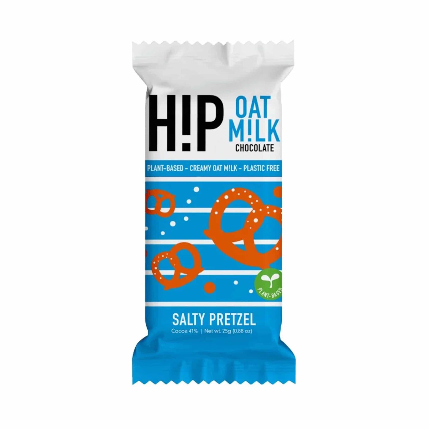 H!P Chocolate Mini Salty Pretzel Oat Milk Chocolate Bar