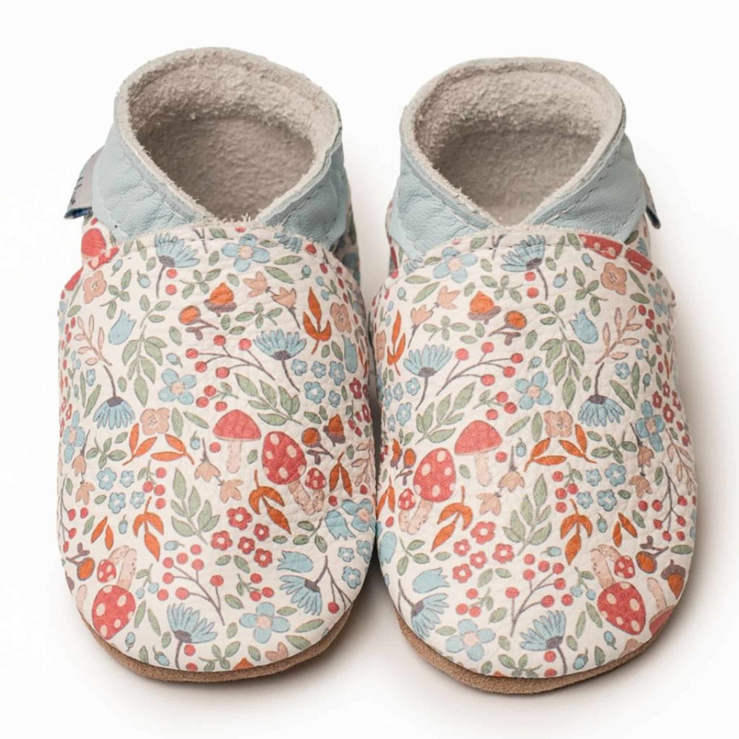 Inch Blue Soft Leather Shoes Winnie