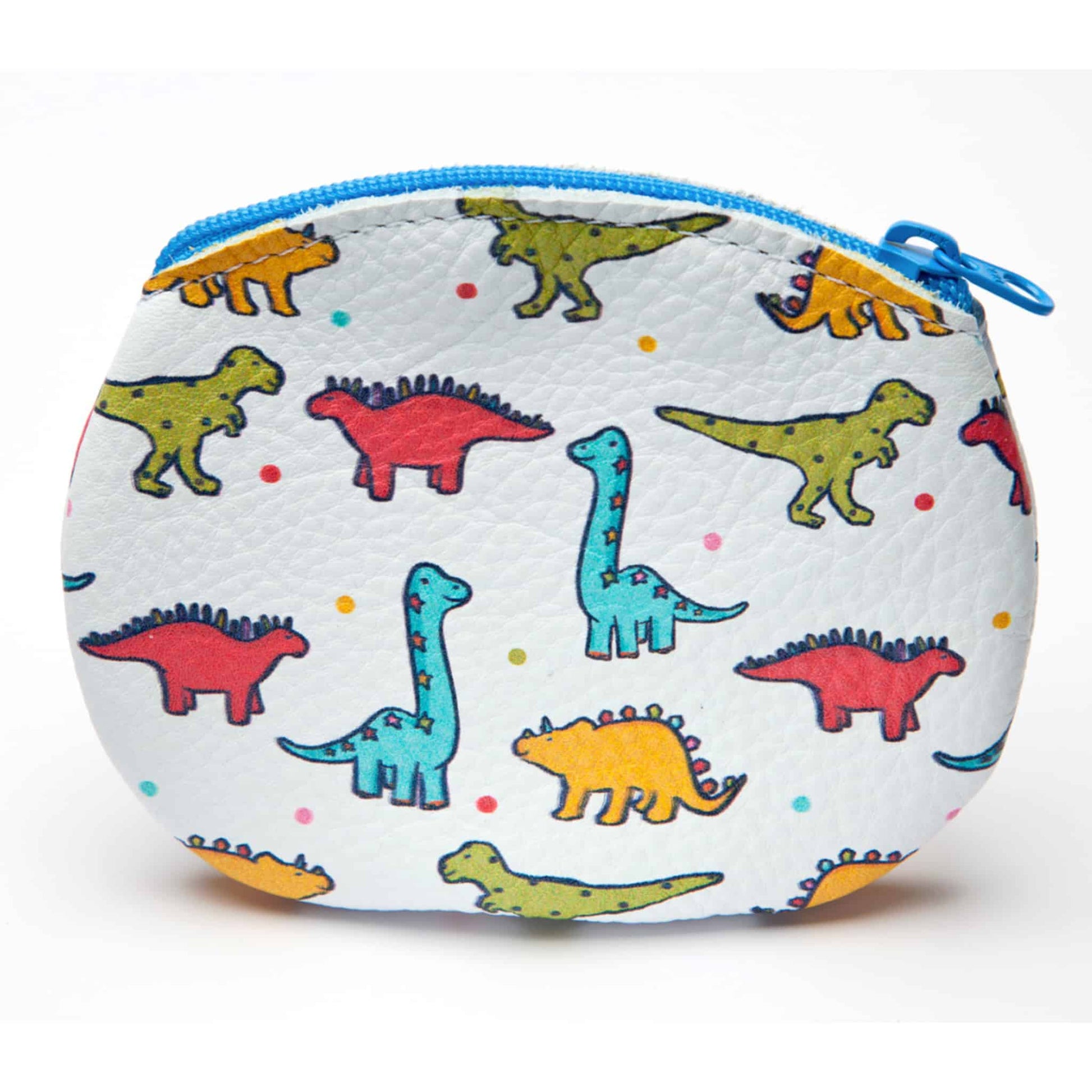 Inch Blue Suede Penny Purse Jurassic Dinosaurs