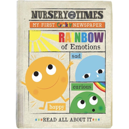 Jo and Nic's Crinkly Cloth Books Nursery Times Rainbow of Emotions