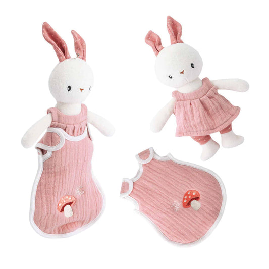 Jumini Friends Organic Cotton Tiny Pink Rabbit