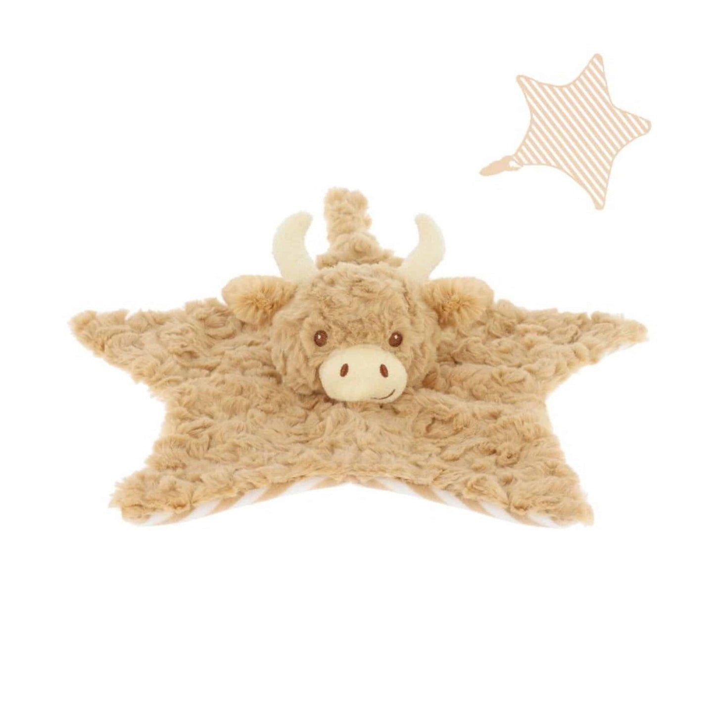 Keel Toys Cuddle Blanket Highland Cow