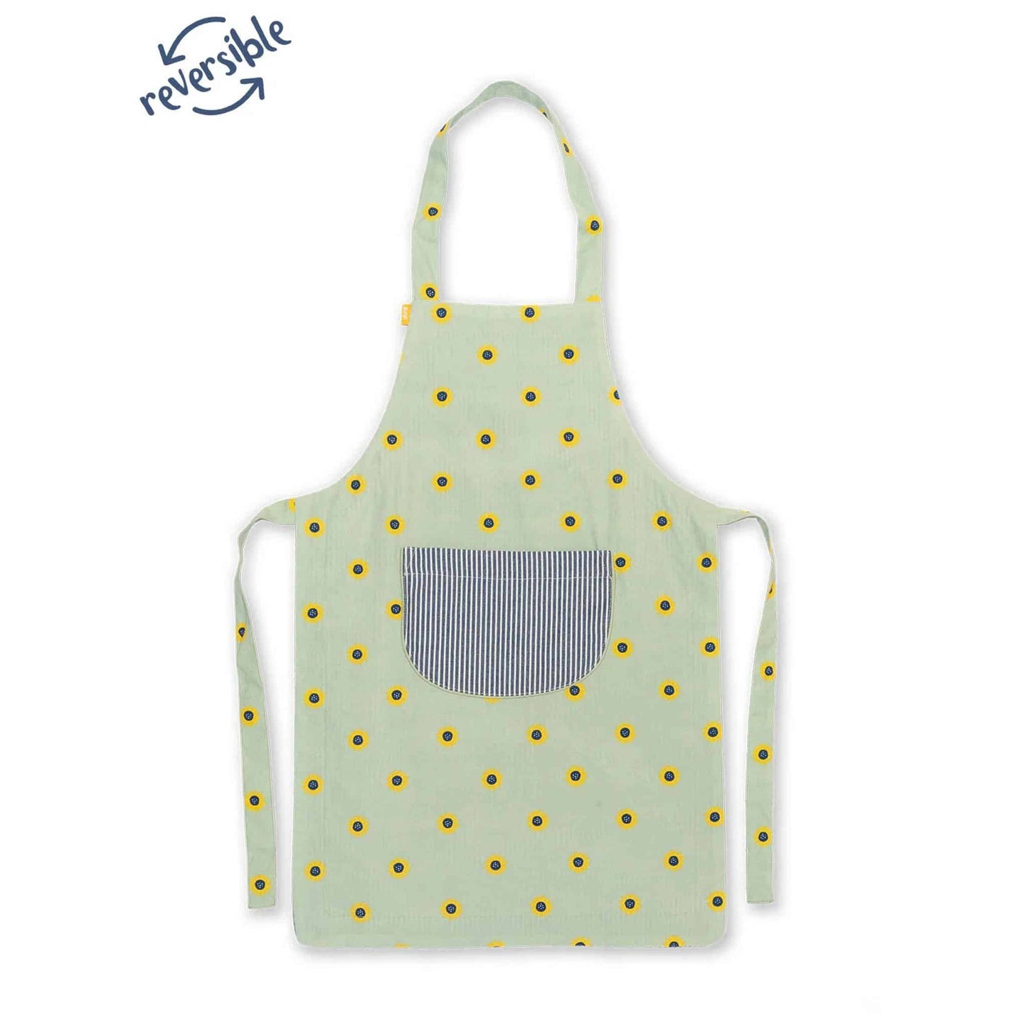 Kite Sunflower Dot Apron Side 1