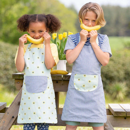 Kite Sunflower Dot Apron Lifestyle