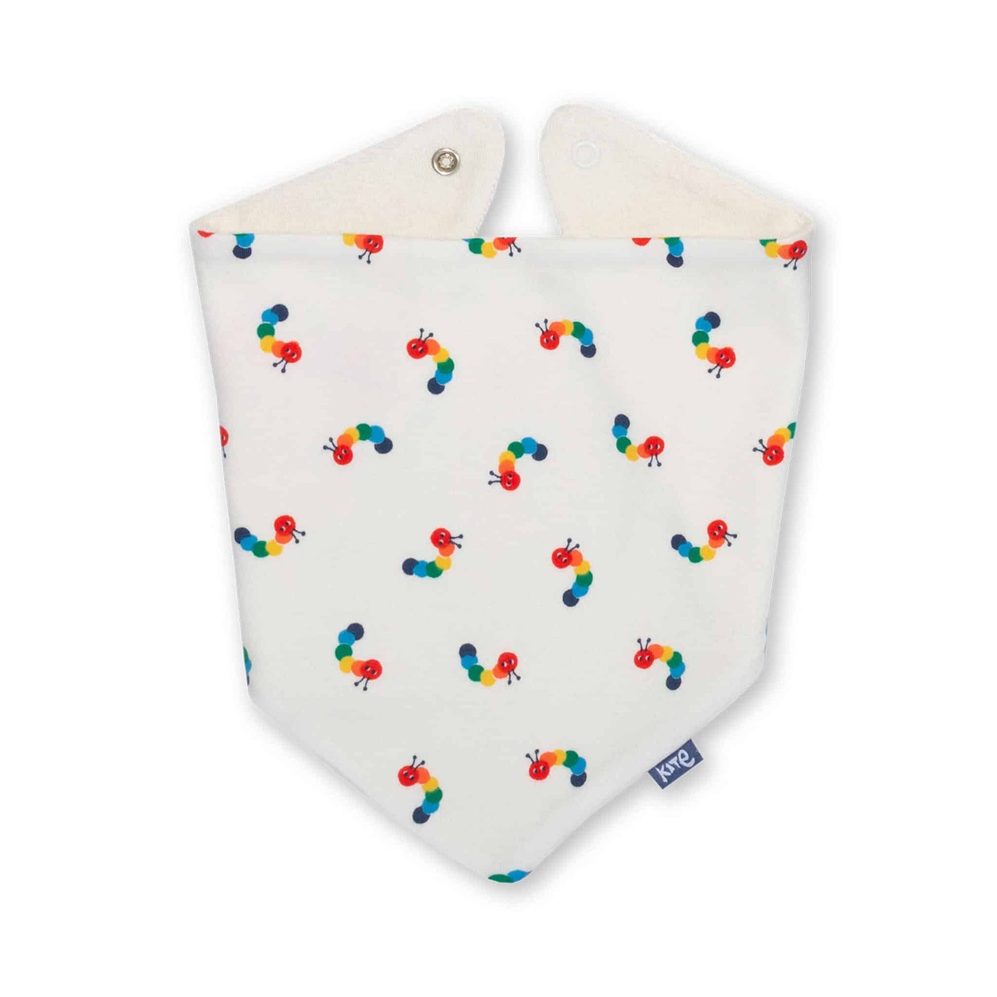 Kite Bandana Bib Rainbow Caterpillar