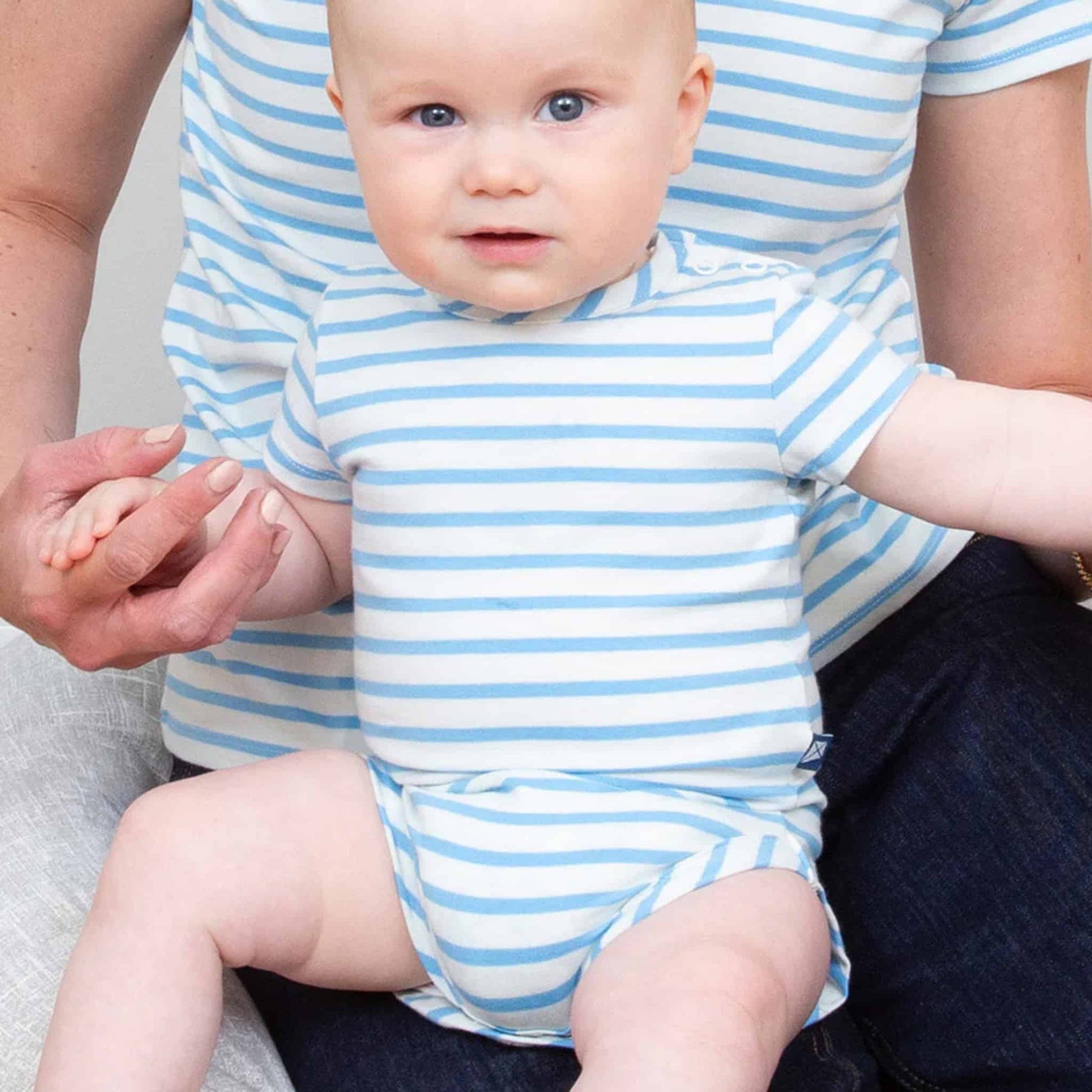 Kite Stripy Blue Bodysuit Short sleeve Lifestyle