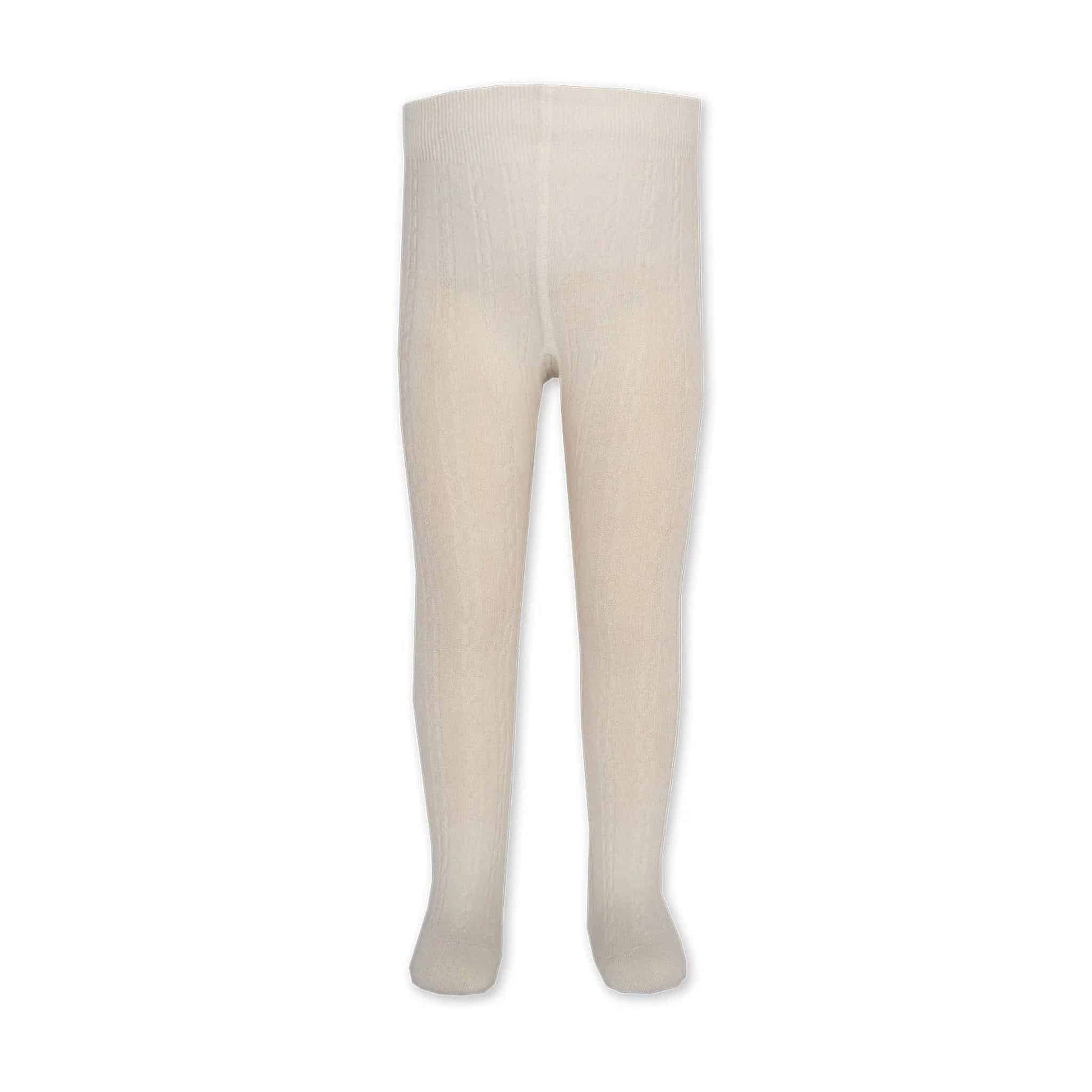 Kite Cable Knit Tights Cream