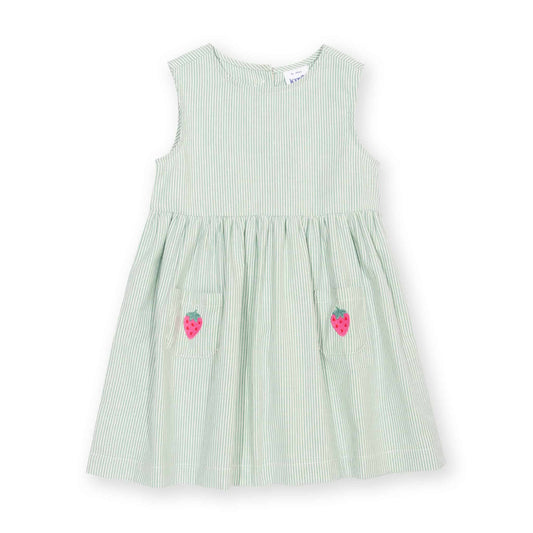 Kite Ticking Stripe Berry Dress