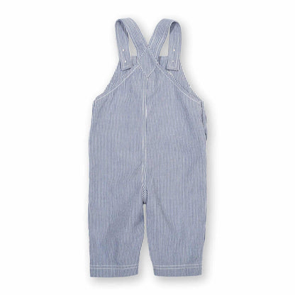 Kite Dungarees Ticking Navy Stripe Back