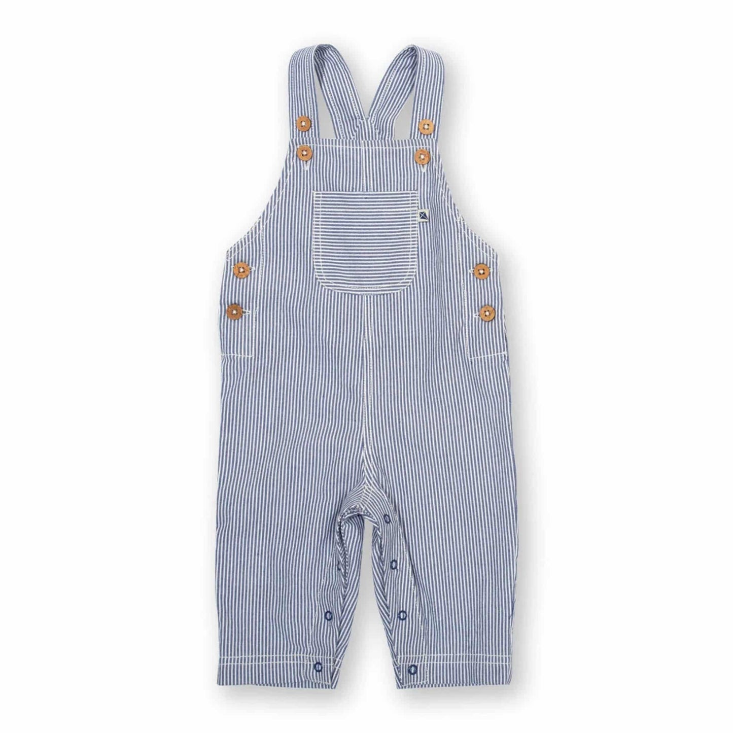 Kite Dungarees Ticking Navy Stripe