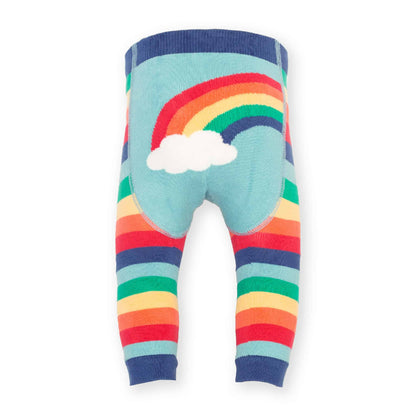 Kite Knit Leggings Rainbow Cloud Back
