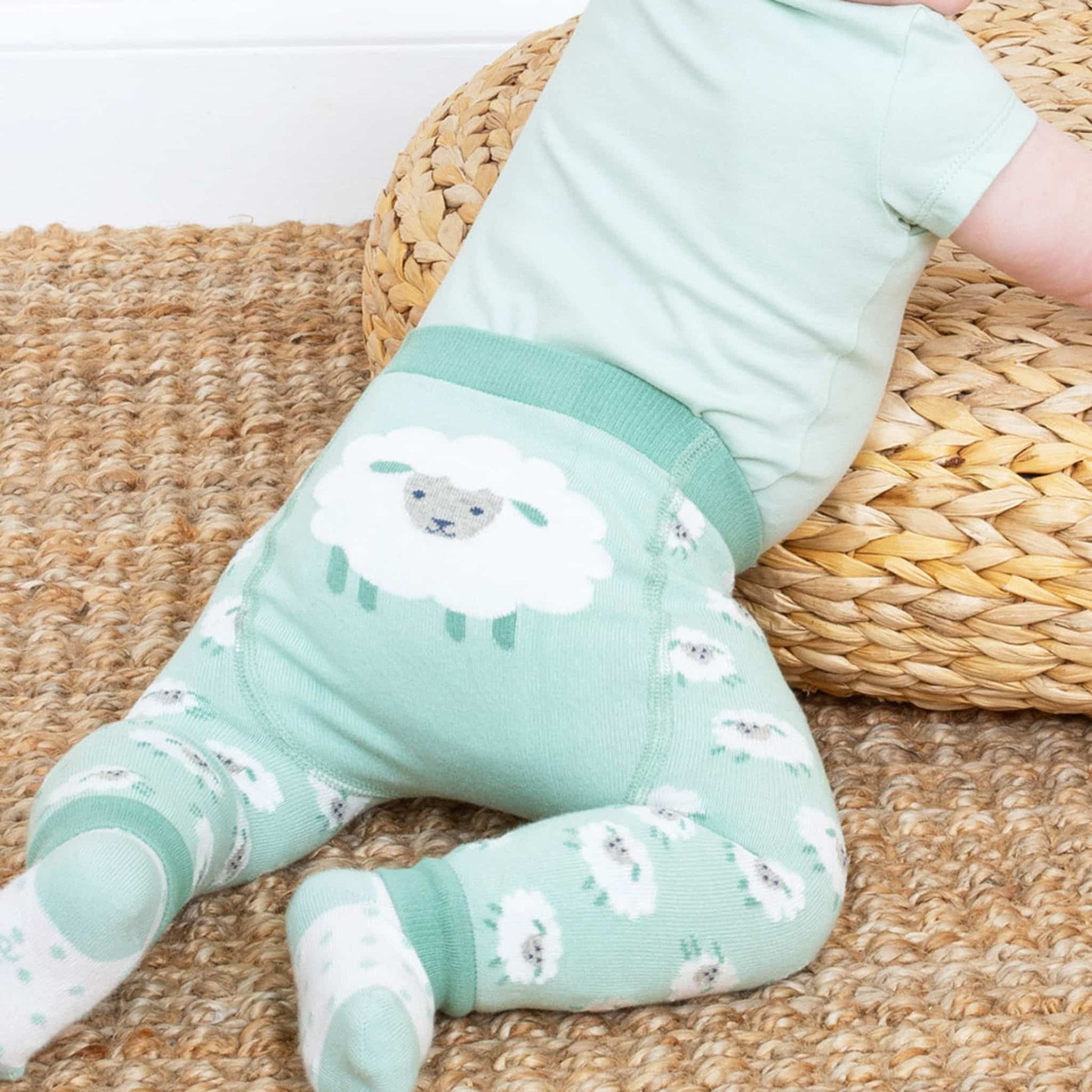 Kite Knit Leggings Baa Baa Sheep Lifestyle