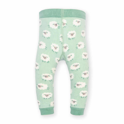 Kite Knit Leggings Baa Baa Sheep Front