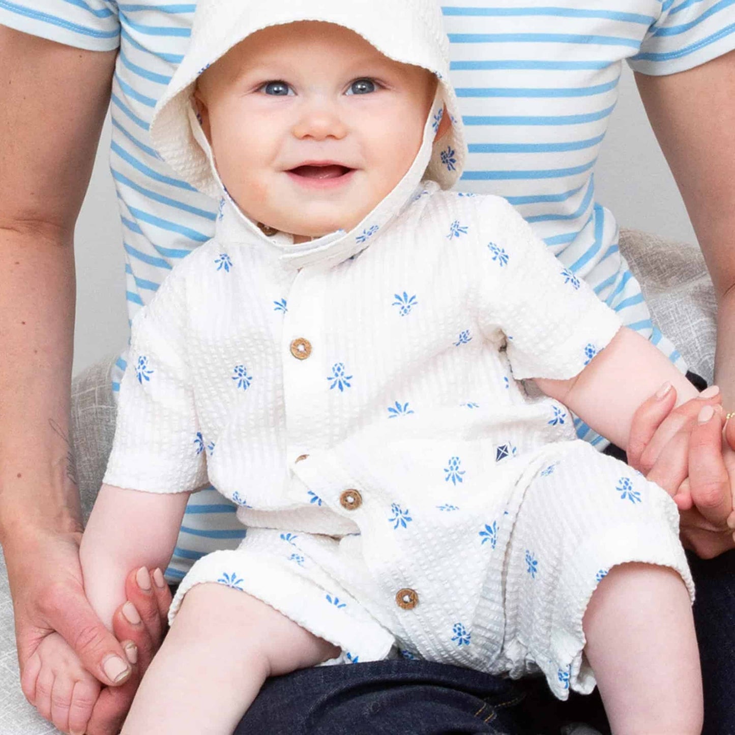 Kite Pineapple Polka Romper Lifestyle