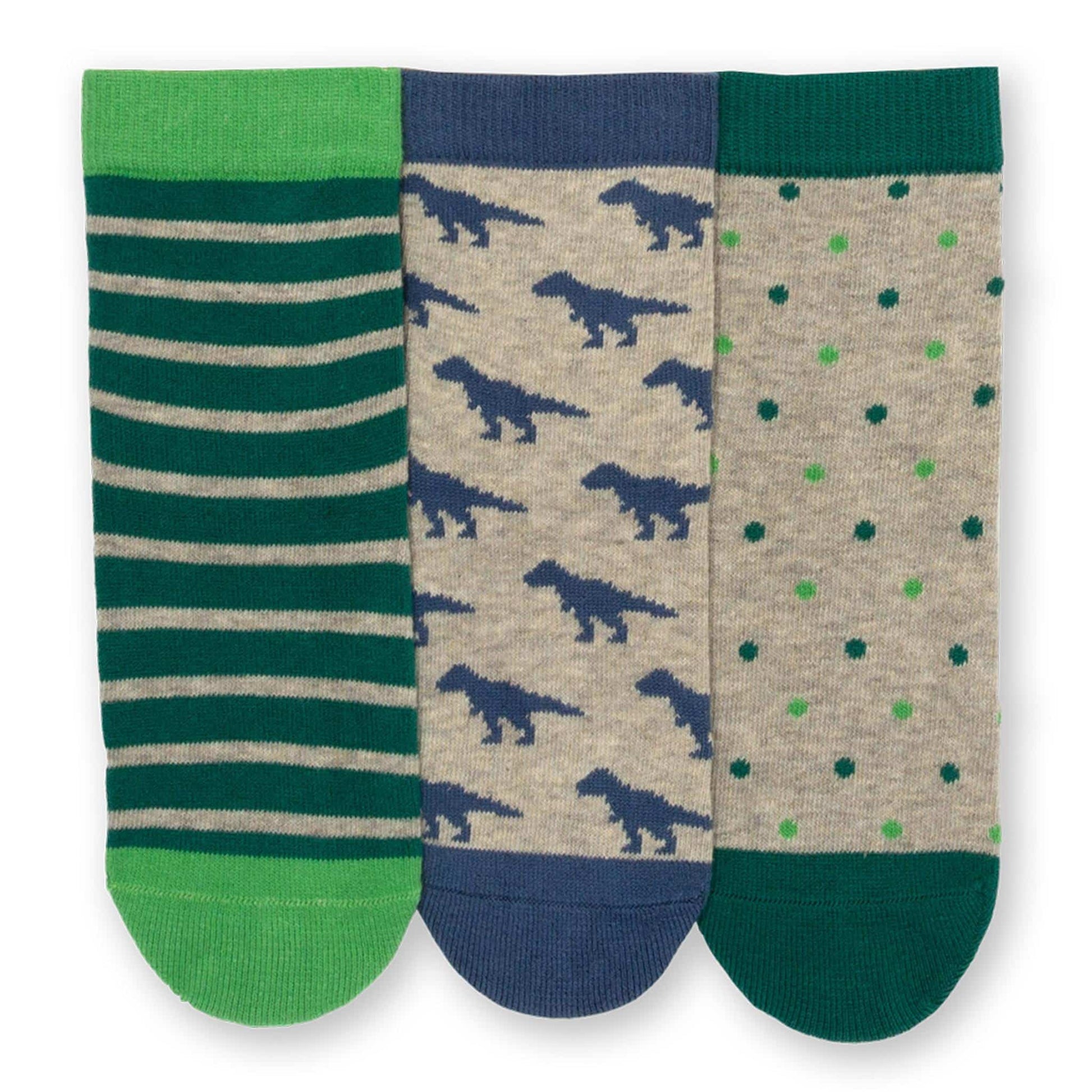 Kite Socks 3 Pack Dino