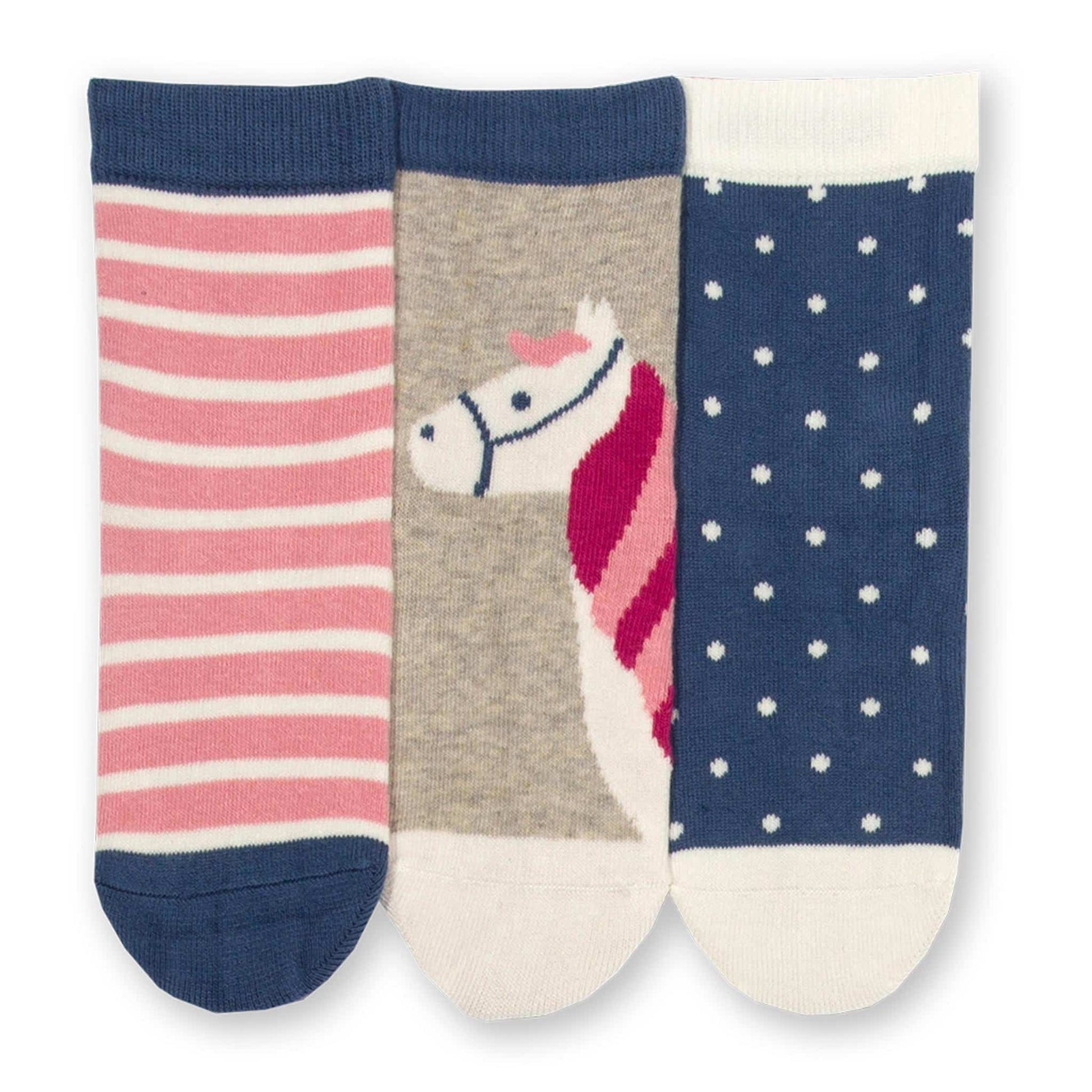 Kite Socks 3 Pack Pony