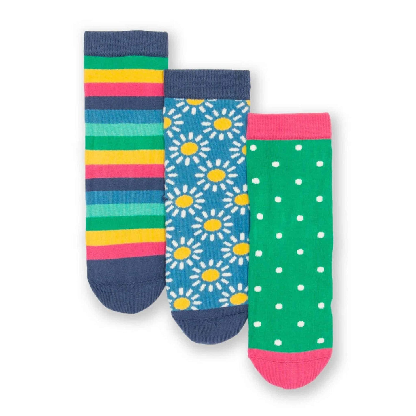 Kite Socks 3 Pack Sunny