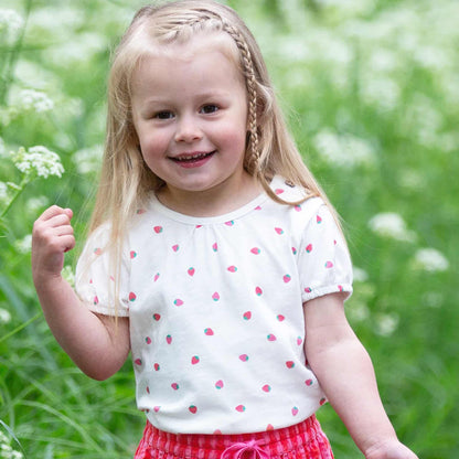 Kite Short sleeve T-Shirt Strawberry Dot Lifestyle