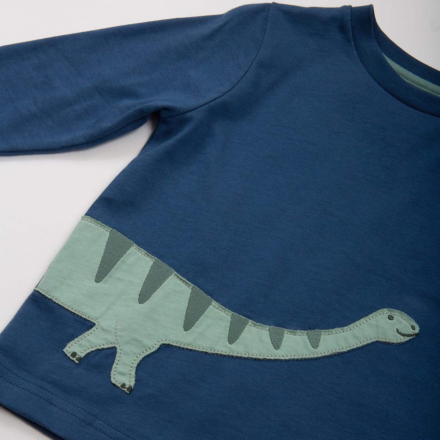 Kite Dippy Dino Long Sleeve Top Appliqué