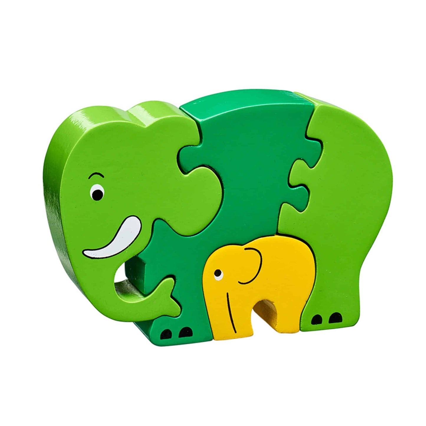 Lanka Kade Simple Jigsaws Elephant Green