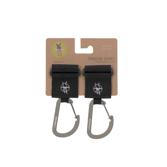 Lässig Stroller Hooks 2 pack Black