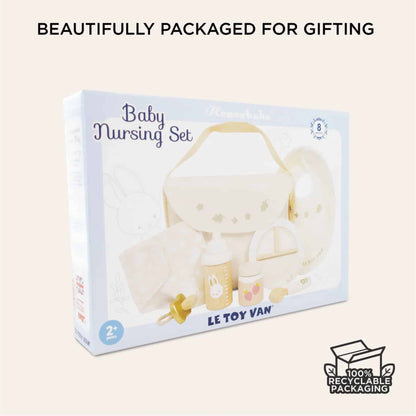 Le Toy Van Vintage Style Wooden Doll Nursing Kit Box