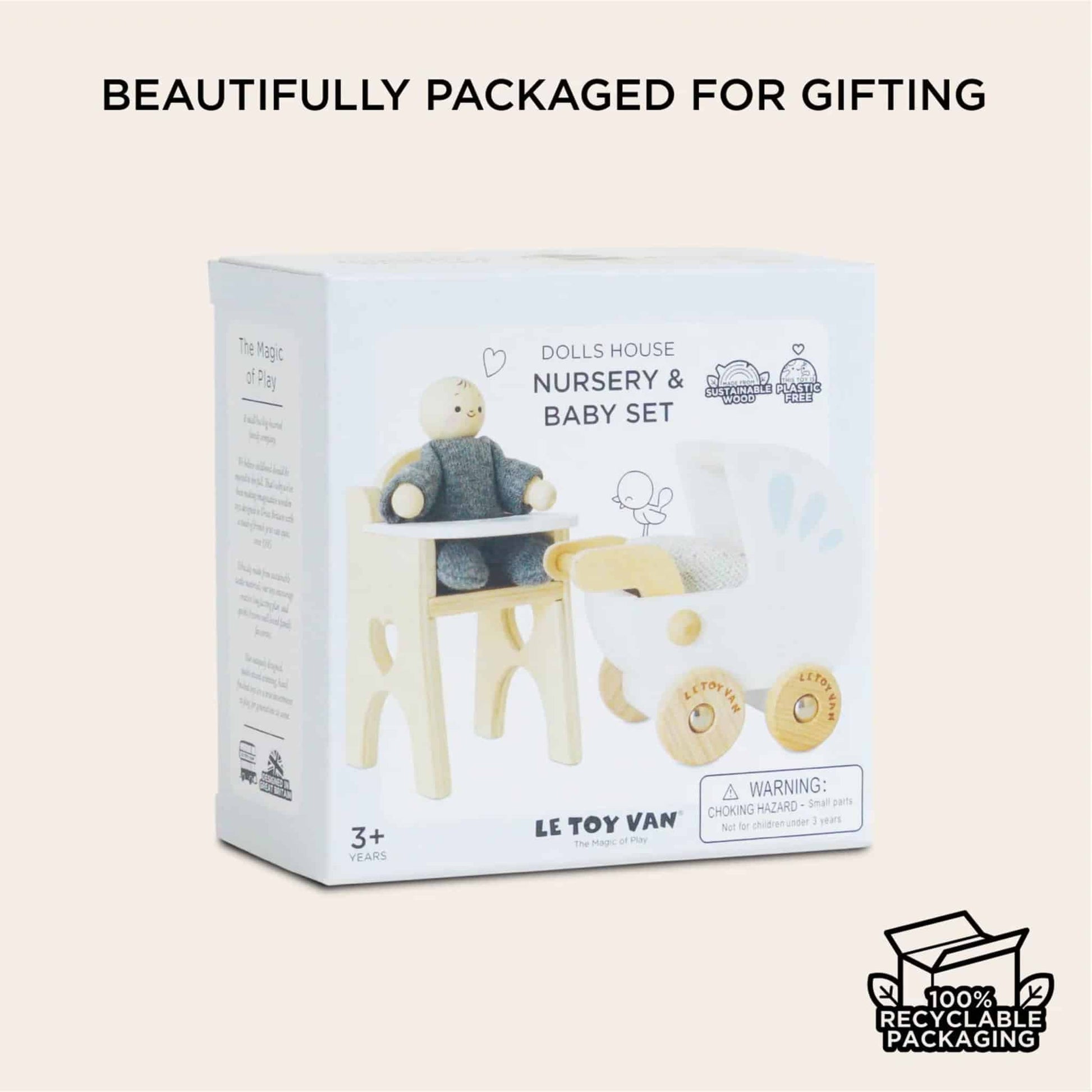 Le Toy Van Wooden Nursery and Baby Set Box