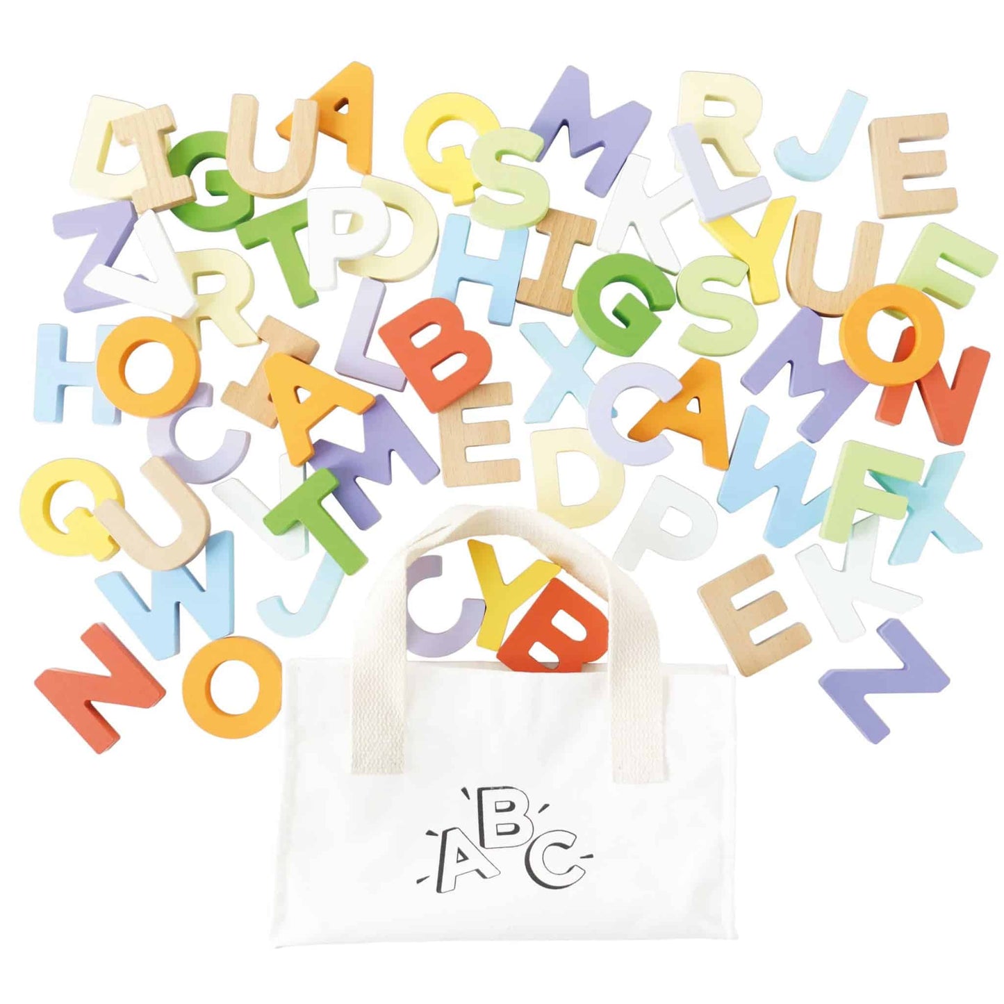 Le Toy Van Bag of Colourful Wooden Letters