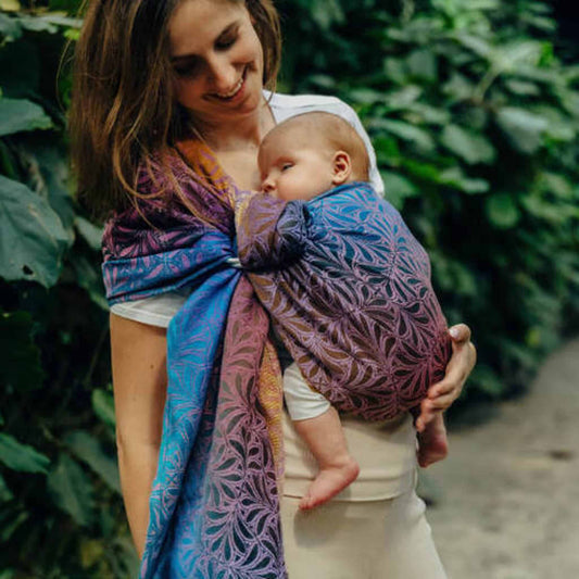 LennyLamb Jacquard Weave Infinity Roller Ring Sling