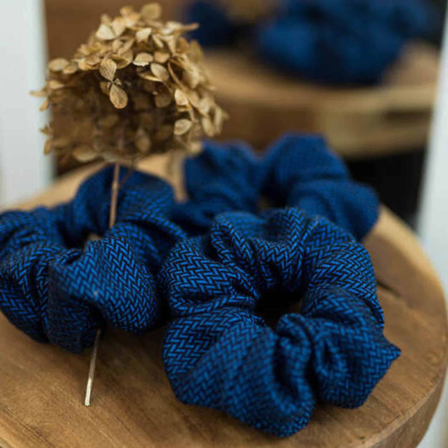LennyLamb Hair Scrunchies Cobalt Blue