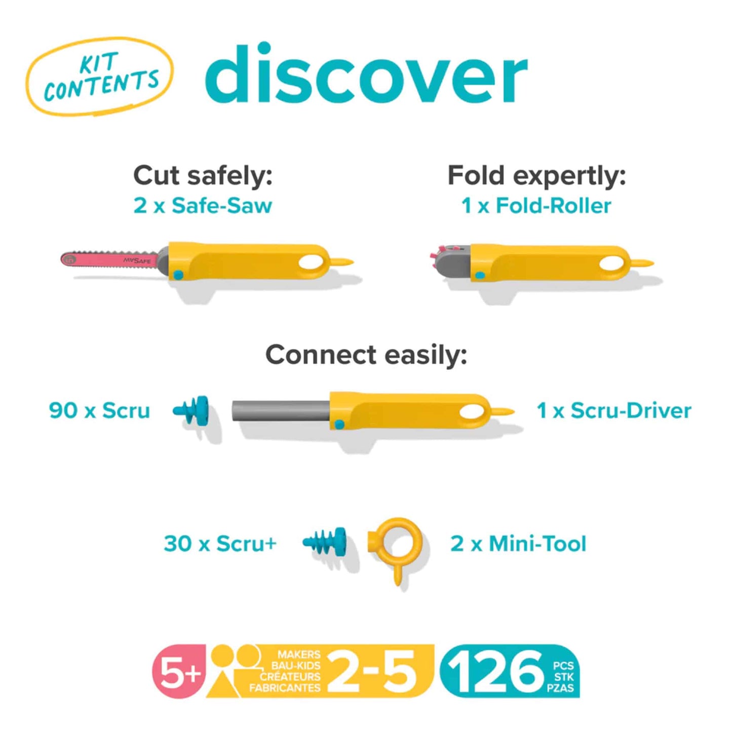 Makedo Discover Contents