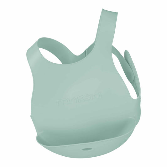MiniKoioi Silicone Flexi Bib Green