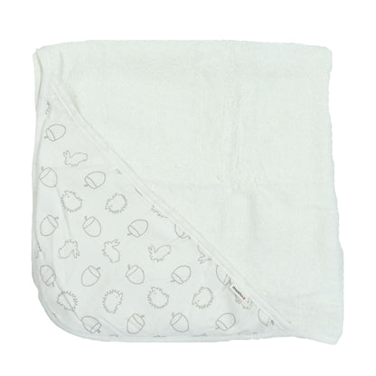 MuslinZ Hooded Towel Woodland Taupe