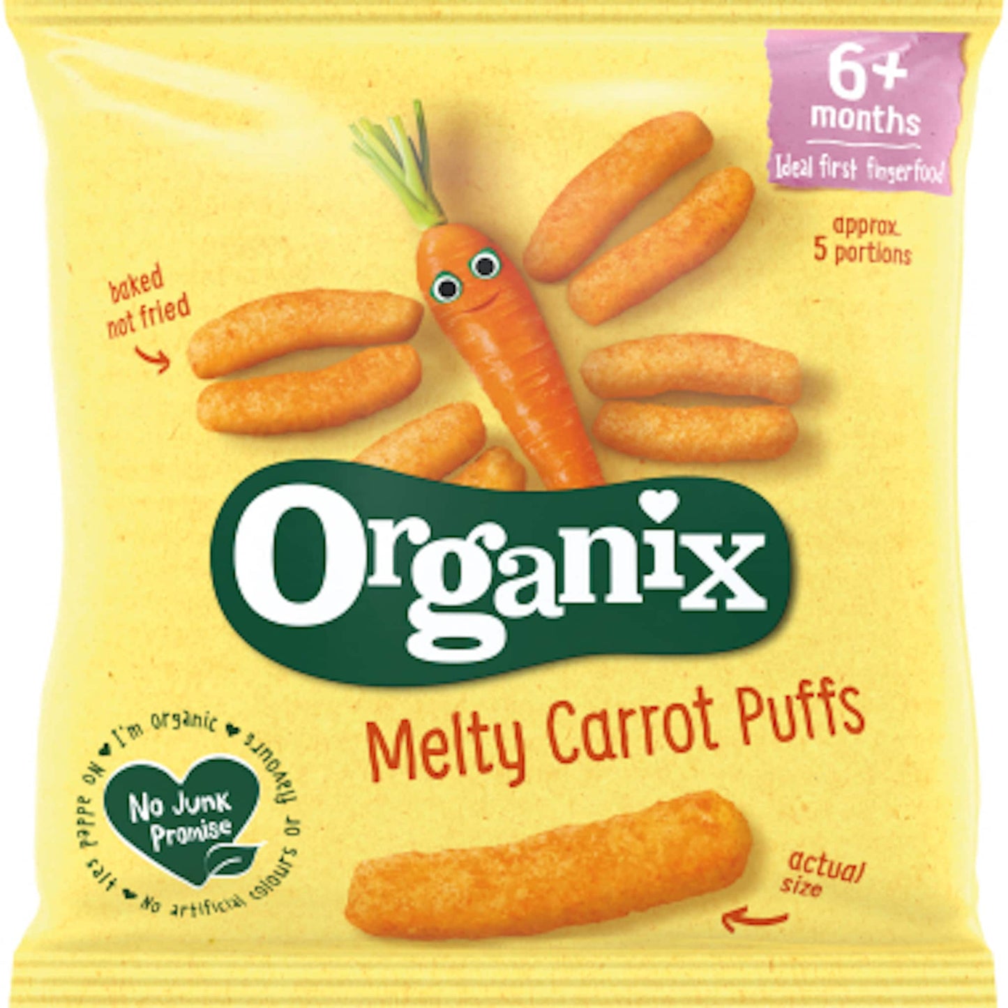 Organix Melty Carrot Puffs