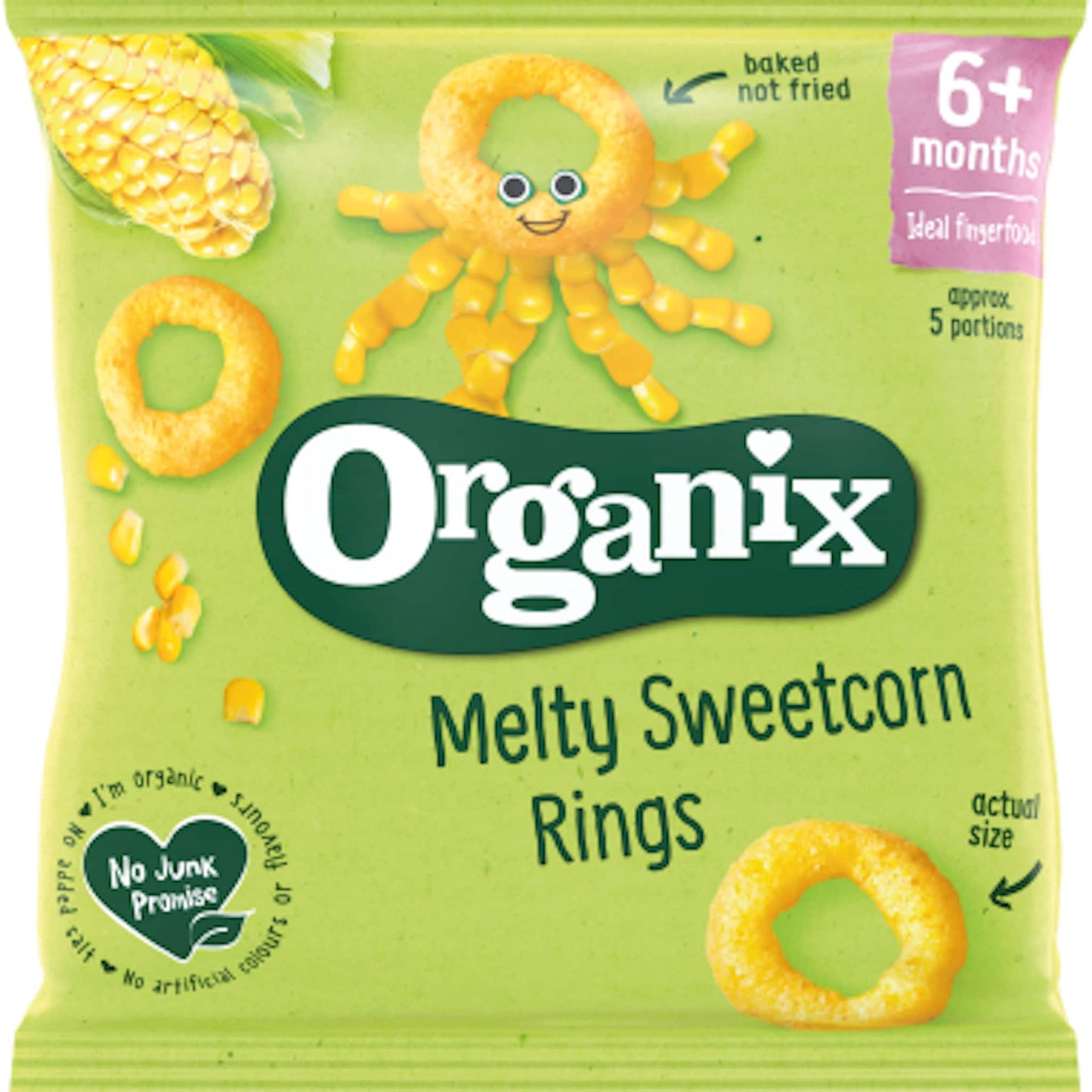 Organix Melty Sweetcorn Rings