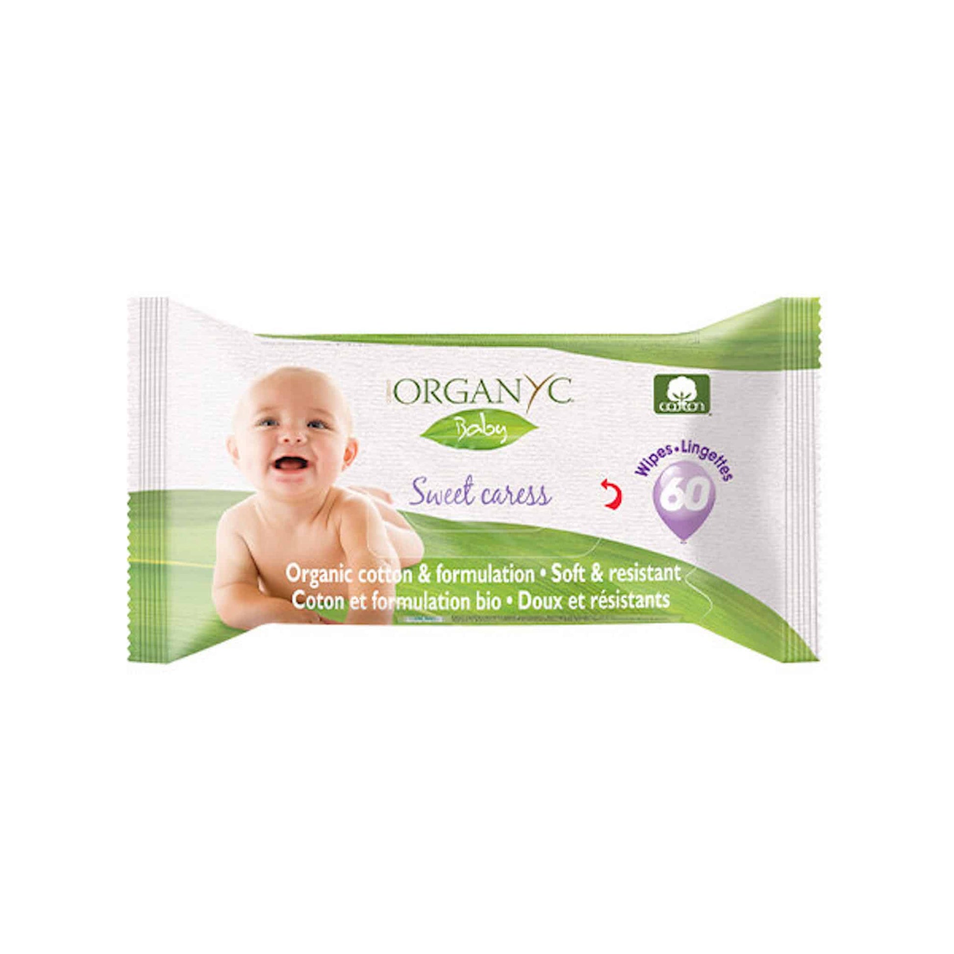 Organyc Sweet Caress Organic Cotton Baby Wipes