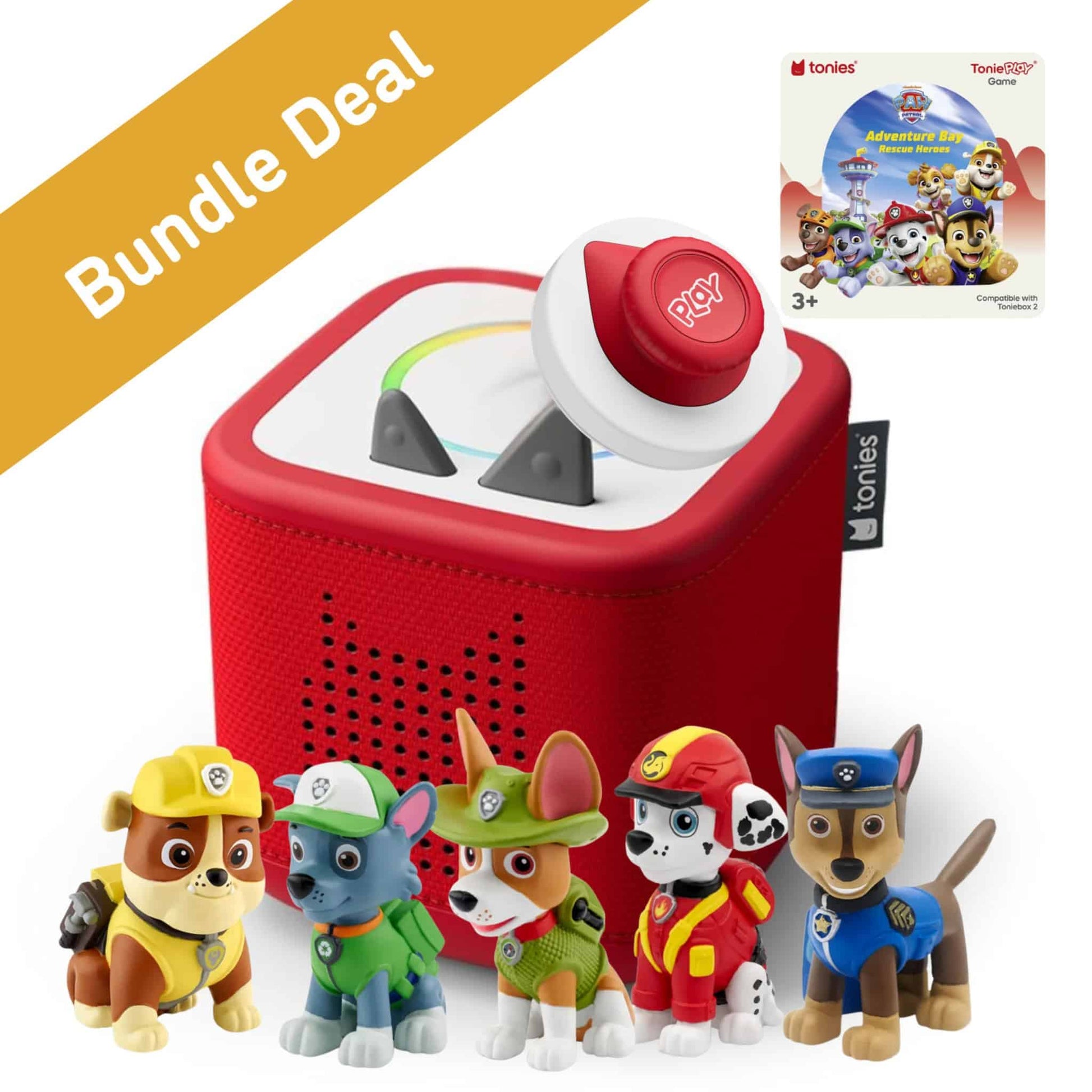 Tonies Toniebox 2 Paw Patrol Tonieplay and Characters Bundle
