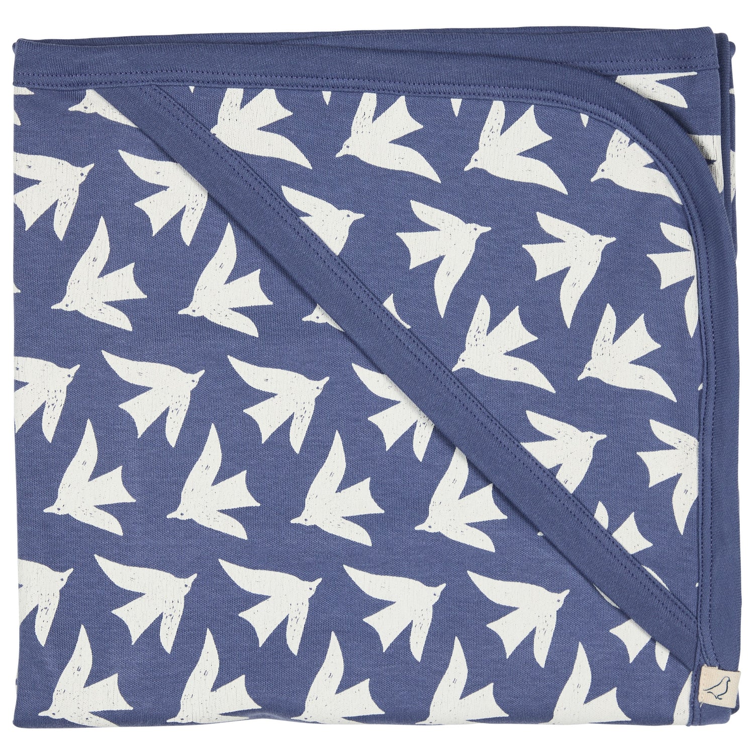 Pigeon Organics Hooded Blanket Seagulls